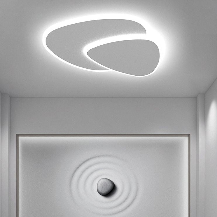 Zeno Plafonnier Triangle Moderne Blanc Salon - Neutralighting