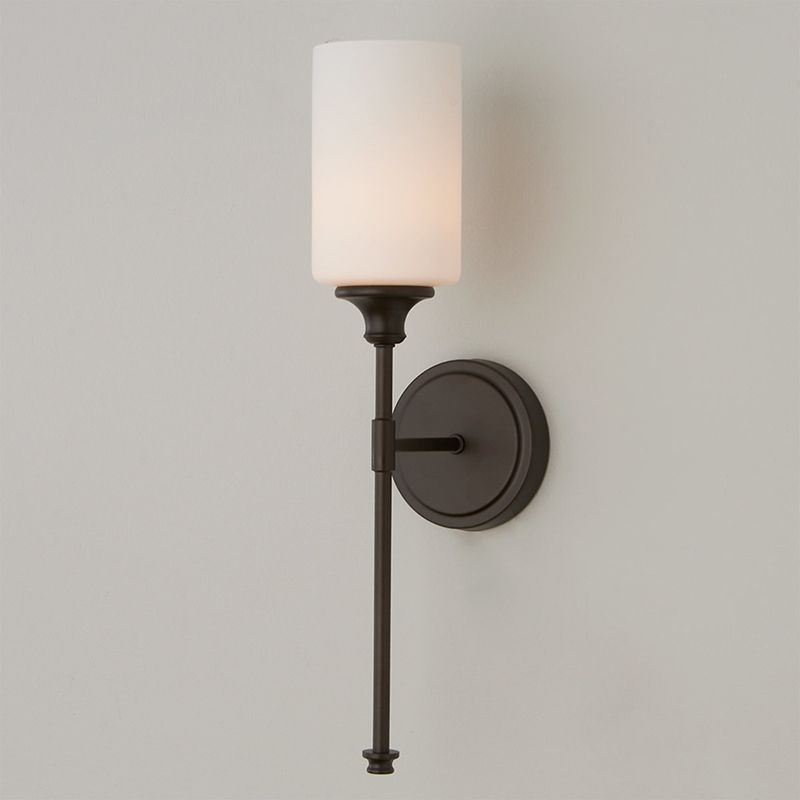 Tiffany Applique Murale Minimaliste Nordique, Métal, Noir/Argent, Chambre à Coucher - Neutralighting