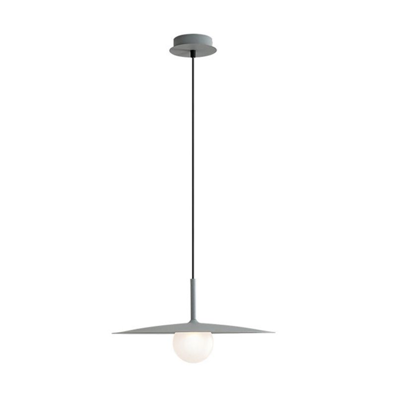 Arisha Suspension Dôme Moderne, Métal /Verre, Noir/Blanc/Grise, Chambre - Neutralighting
