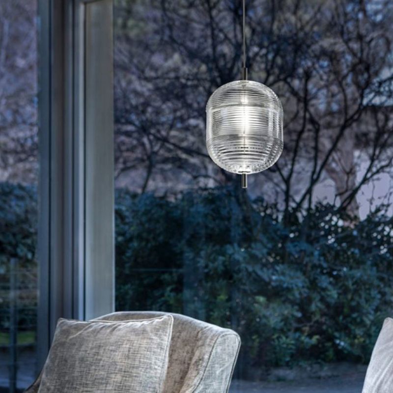 Valentina Suspension Globe Moderne, Verre/Métal, Noir/Or, Chambre - Neutralighting
