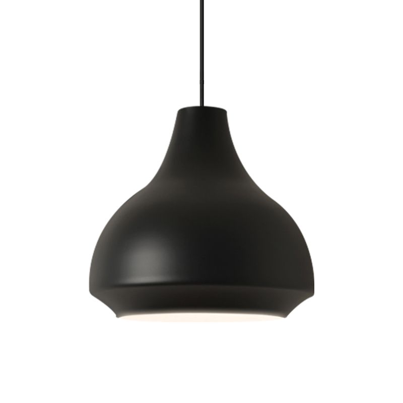 Valentina Moderne LED Suspension Noir Grey Métal Chambre à coucher - Neutralighting