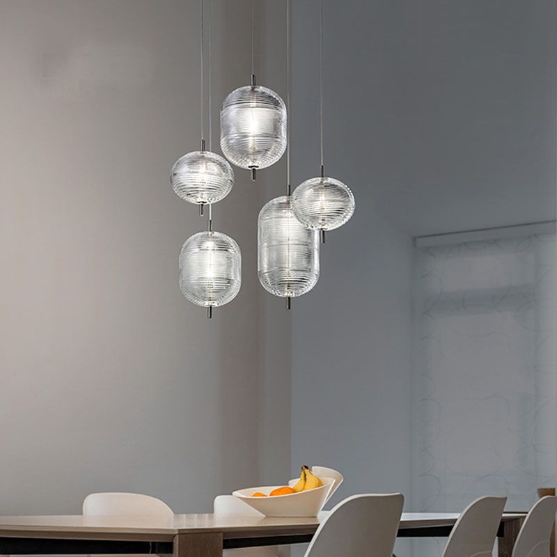 Valentina Suspension Globe Moderne, Verre/Métal, Noir/Or, Chambre - Neutralighting