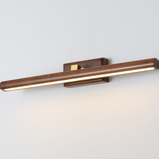 Muto Applique Murale Moderne et Minimaliste avec Miroir, Bois, Salle de Bain - Neutralighting