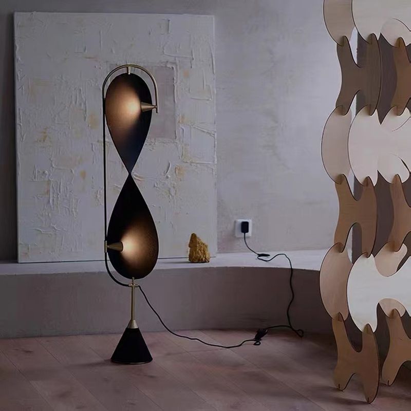 Mira Lampadaire Géométrique Moderne Métal Salon