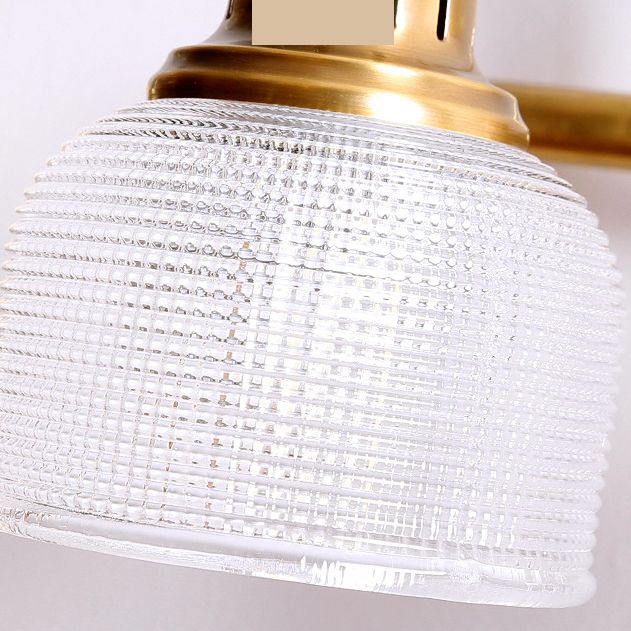 Arisha Applique Murale Bol Vintage, Métal/Verre, Laiton, Salle de Bain - Neutralighting