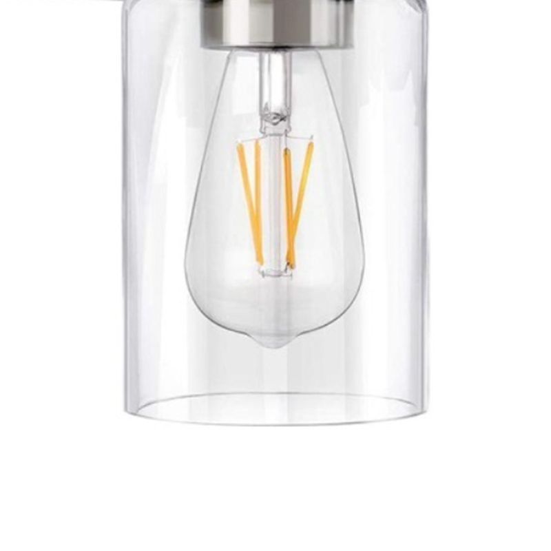Silva Applique Murale Miroir Cylindrique Moderne, Verre/Métal, Noir/Or/Nickel, Chambre - Neutralighting
