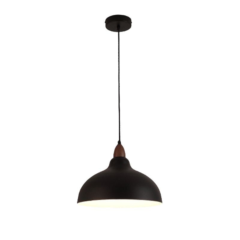 Valentina Suspension Bol Moderne, Métal, Noir/Blanc, Salon - Neutralighting