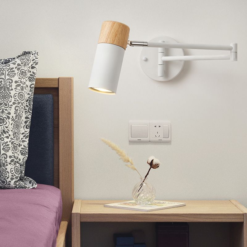 Muto Applique Murale Moderne, Metal, Blanc, Chambre - Neutralighting
