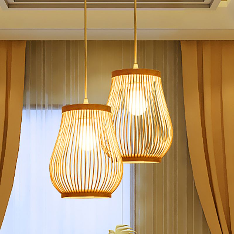 Ritta Suspension, Bambou, DIA 18CM/20CM - Neutralighting