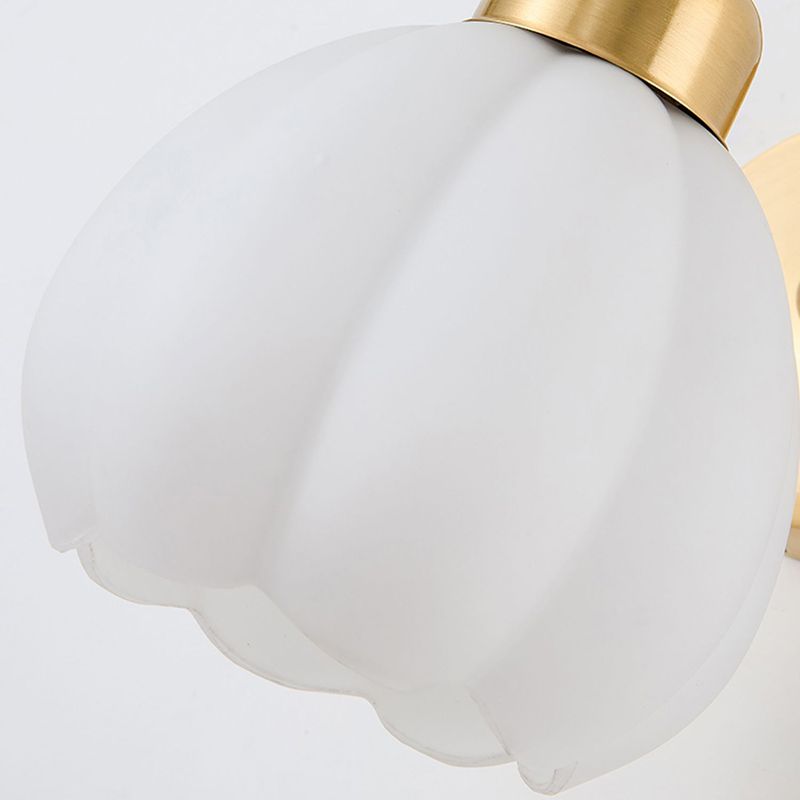 Arisha Applique Murale Fleur Rustique, Métal/Verre, Chambre - Neutralighting