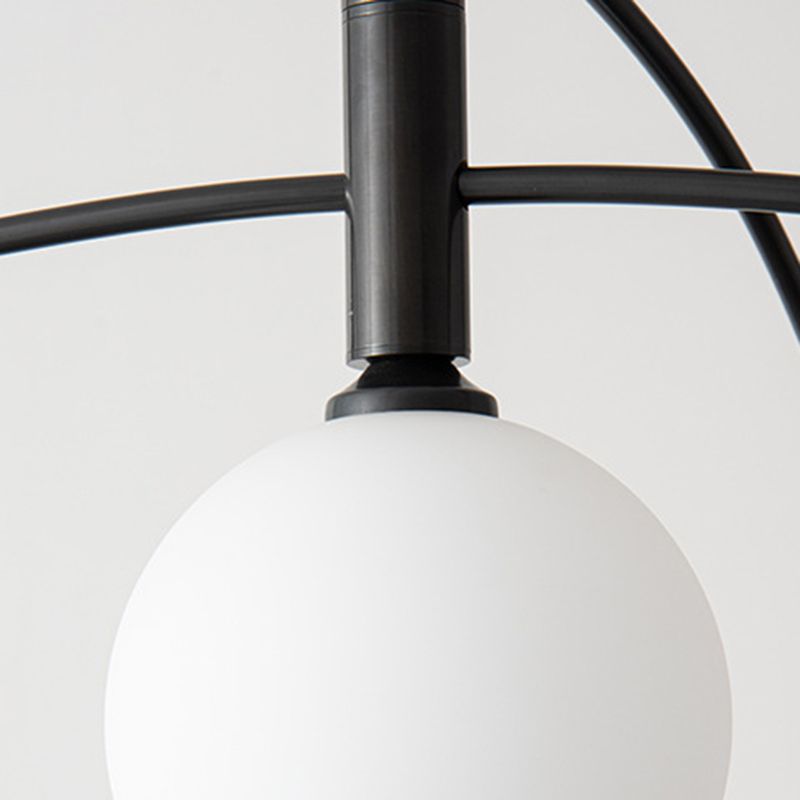 Valentina Lustre Minimaliste, Metal/Verre, Noir/Or, Salon - Neutralighting
