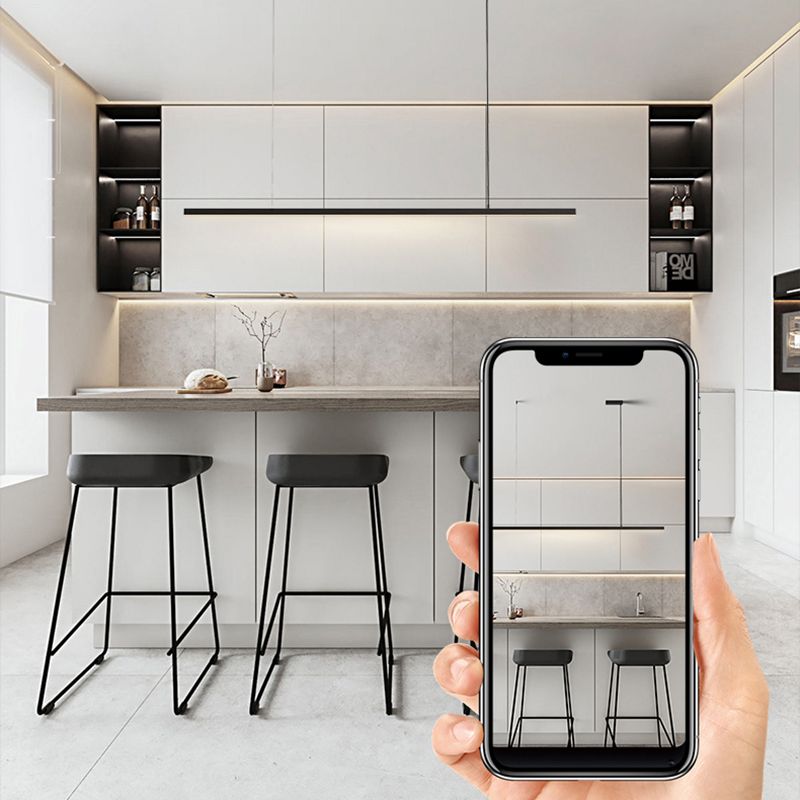 Xirro Suspension Linéaire Minimaliste Noir/Blanc. Chambre - Neutralighting