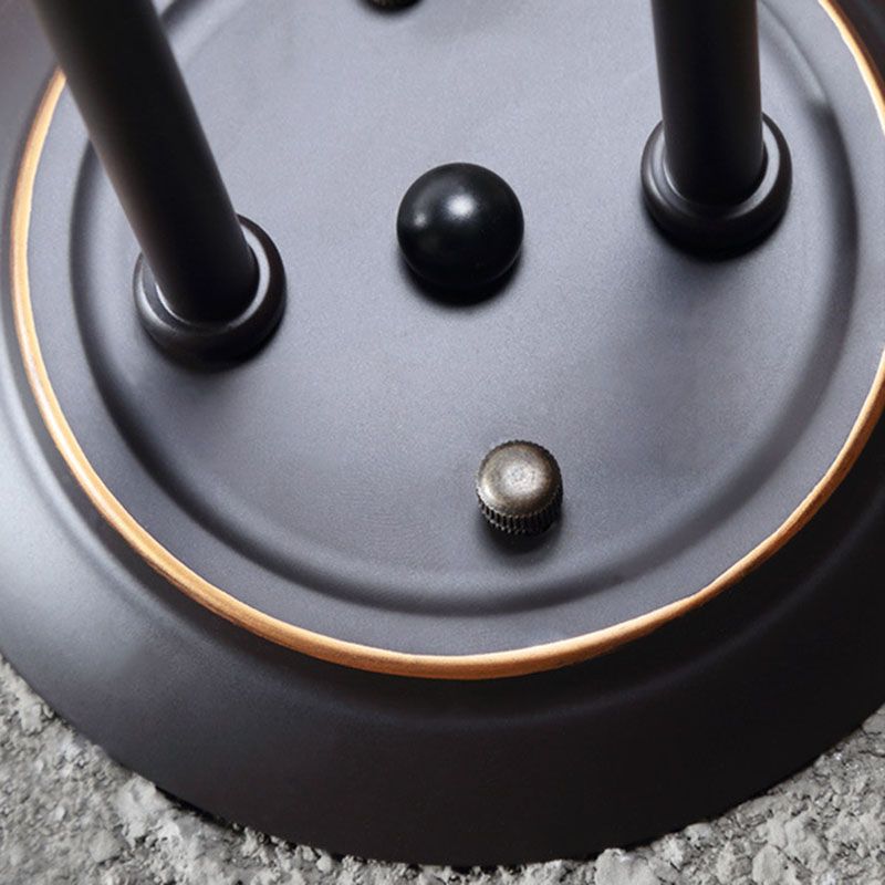 Silva Applique Plateau Murale Rétro, Métal, Noir, Salon/Chambre - Neutralighting