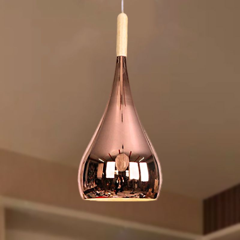 Arisha LED Suspension Or Rose Chrome Métal Couloir Chambre à coucher - Neutralighting