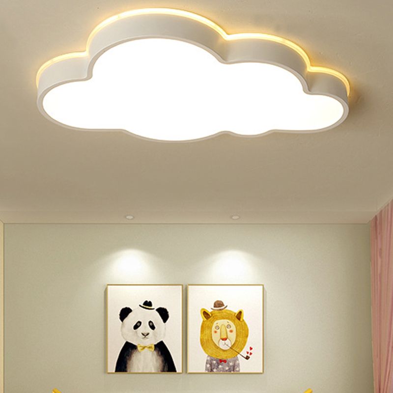 Aria Design LED Plafonnier Nuage Moderne Blanc Salon/Chambre à Coucher - Neutralighting
