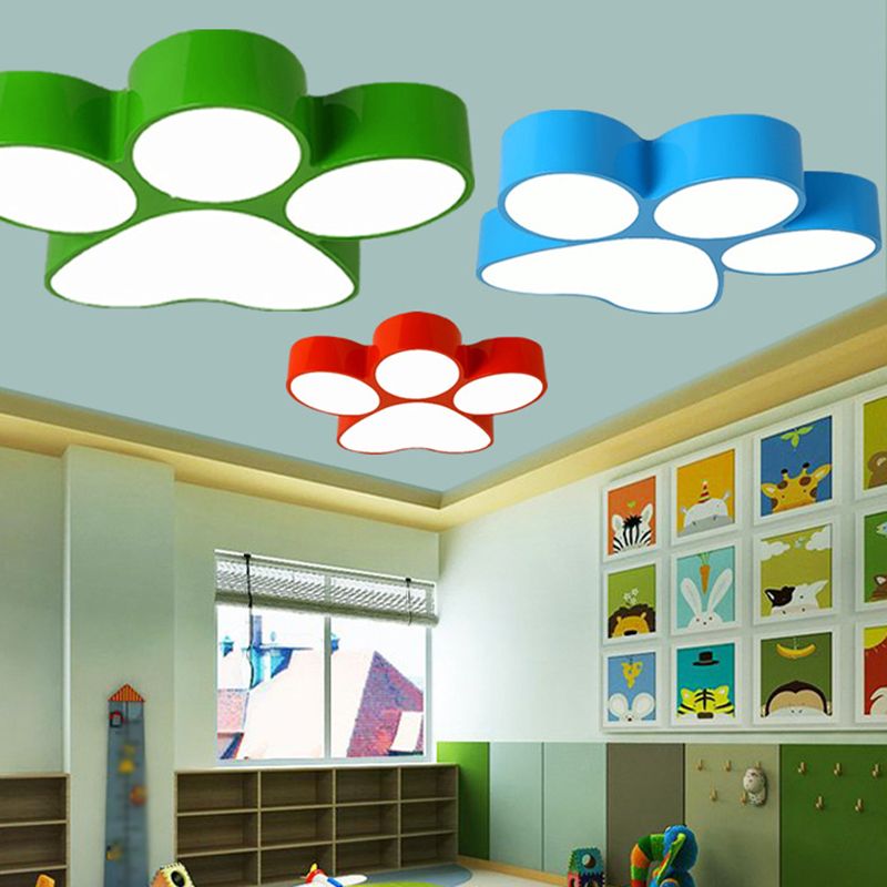 Arisha Moderne LED Plafonnier Jaune/Bleu/Vert Acrylique Salon - Neutralighting