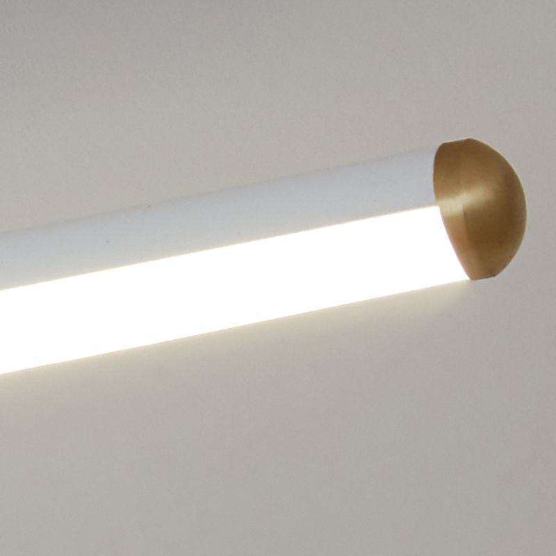 Erix Plafonnier Linéaire Moderne Blanc/Noir. Salon - Neutralighting