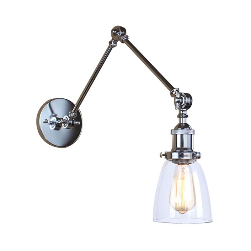 Silva Applique Bras Articulé Réglable Moderne, Métal/Verre, Salon - Neutralighting