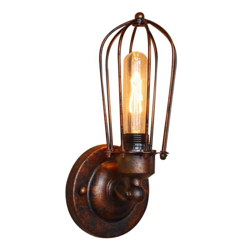 Silva Applique Murale Ciselé Vintage, Métal, Noir/Rouille/Bronze/Or/Argent, Chambre - Neutralighting