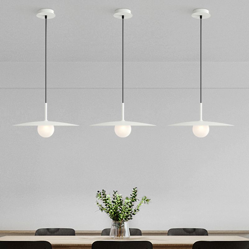 Arisha Suspension Dôme Moderne, Métal /Verre, Noir/Blanc/Grise, Chambre - Neutralighting