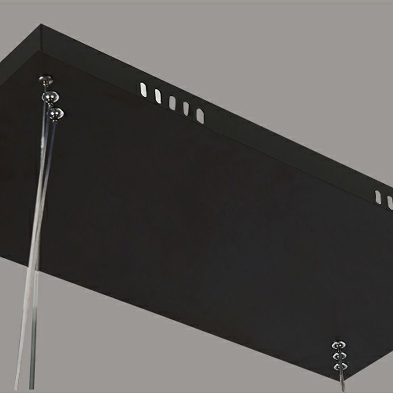 Arisha Luminaires Suspensions Carrée Simple Moderne Acrylique Noir/Blanc Salon/Chambre à Coucher/Salle à Manger - Neutralighting