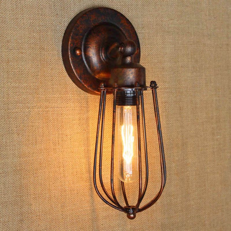 Silva Applique Murale Ciselé Vintage, Métal, Noir/Rouille/Bronze/Or/Argent, Chambre - Neutralighting