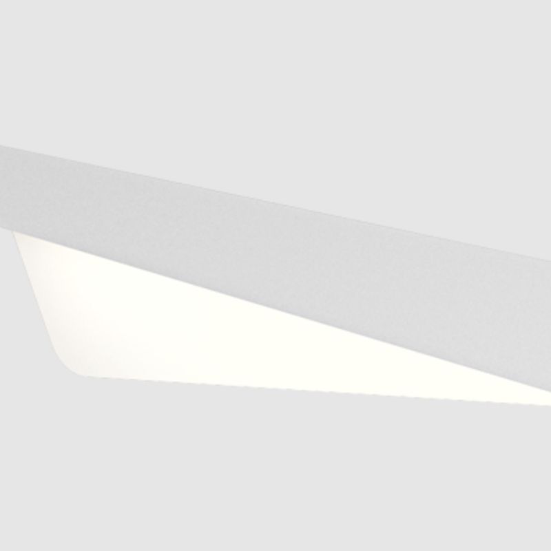 Arisha Applique Murale Géométrique Minimaliste, Métal, Blanc, Salon - Neutralighting