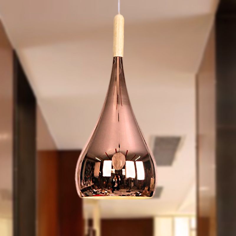 Arisha LED Suspension Or Rose Chrome Métal Couloir Chambre à coucher - Neutralighting