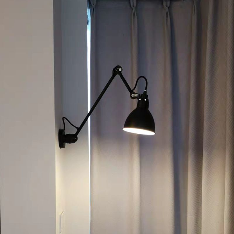 Epoch Applique Murale Réglable Minimaliste, Métal, Noir, Bureau