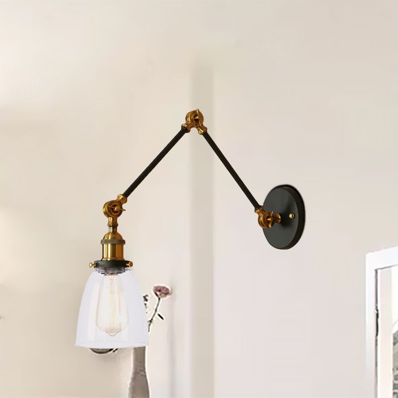 Silva Applique Bras Articulé Réglable Moderne, Métal/Verre, Salon - Neutralighting