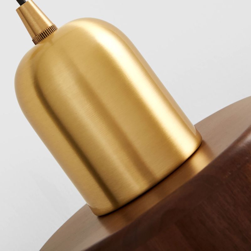 Muto Applique Murale Cylindrique Vintage, Métal/Bois, Salle de Bain - Neutralighting