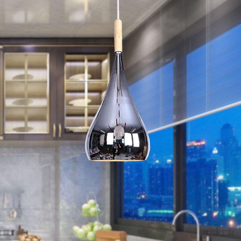 Arisha LED Suspension Or Rose Chrome Métal Couloir Chambre à coucher - Neutralighting