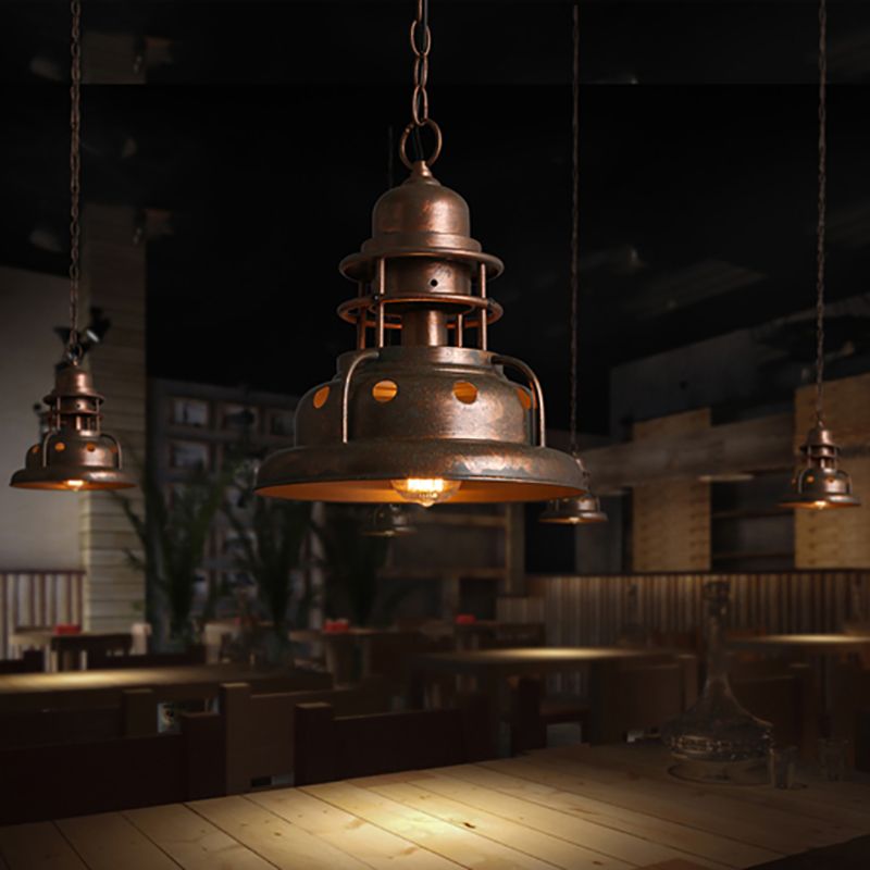 Silva Industrielle Design Luminaires Suspensions Dôme Rétro Métal Salle à Manger/Chambre - Neutralighting