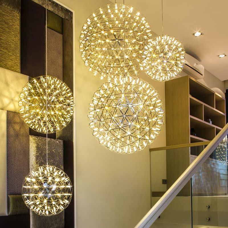 Arisha Lampe Pendentif Firework Art Deco Orbit Shade - Neutralighting