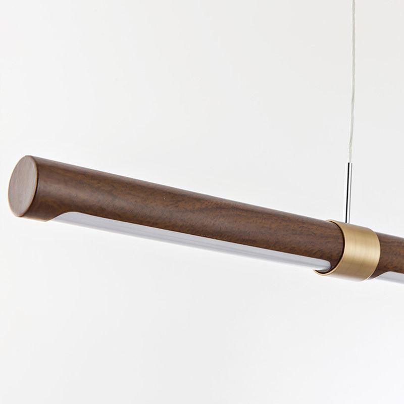 Muto Design Italien Luminaires Suspensions Linéaire Rustique Métal/Acrylique Bois Cuisine/Chambre - Neutralighting