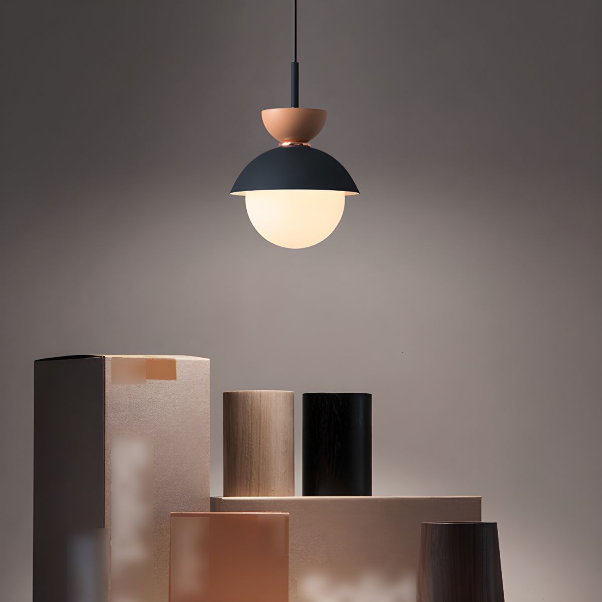 Arisha LED Coloré Métal Suspension Chambre à Coucher Salon - Neutralighting