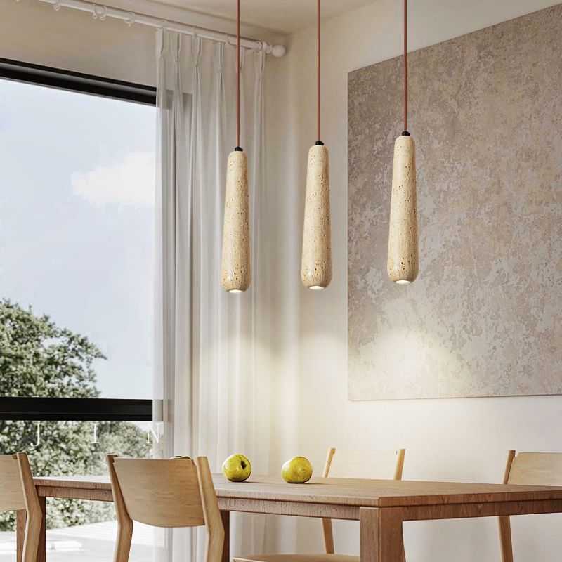 Muto Suspension Multi Naturelle, Bois/Pierre, Beige/Marron, Chambre - Neutralighting