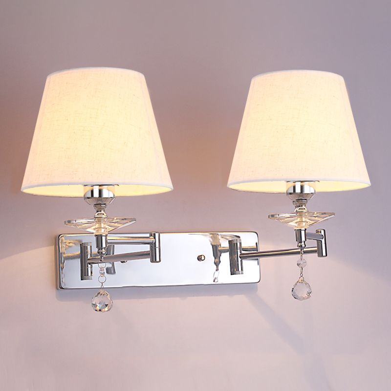 Arisha Applique Murale Réglable Dôme Vintage, Métal, 3 Couleurs, Salon - Neutralighting