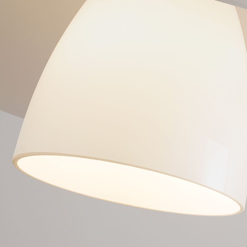 Arisha Suspension Dôme Nordique, Verre/Metal, Blanc, Chambre - Neutralighting