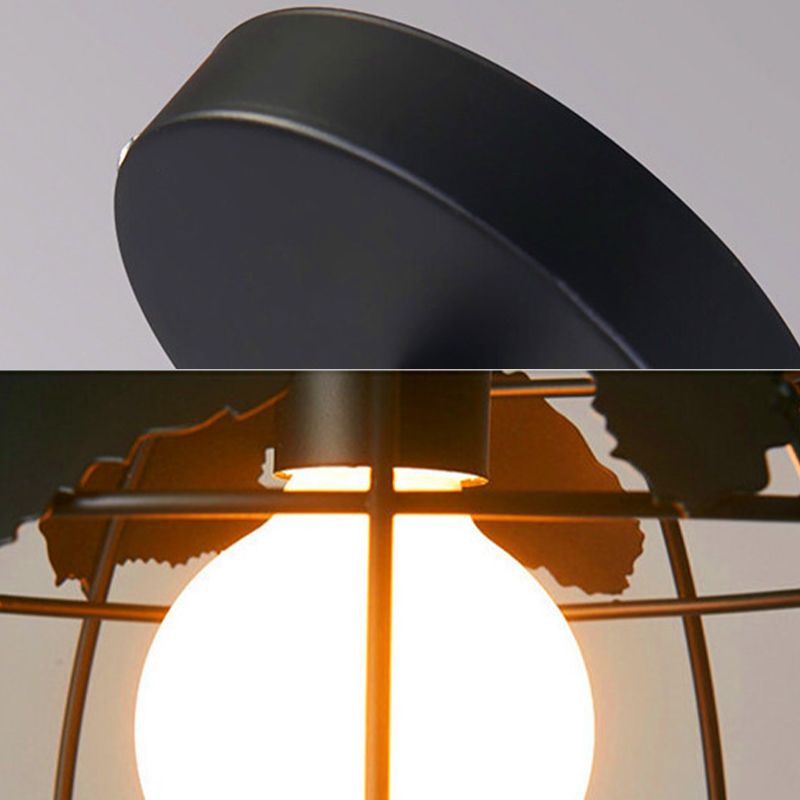 Silva Suspension Sphère/Multi Moderne, Métal, Noir/Blanc, Salon - Neutralighting