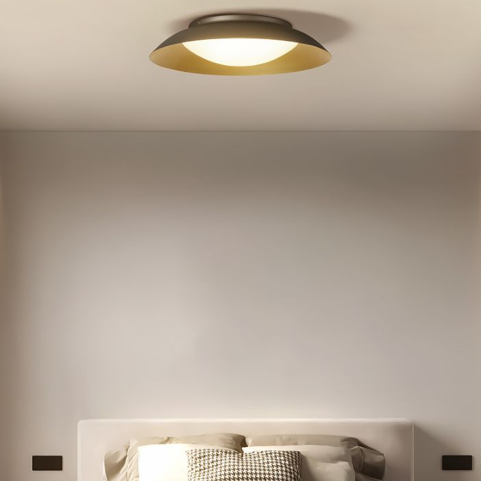 Arisha Moderne Plafonnier Bol Moderne Métal Laiton Salon - Neutralighting