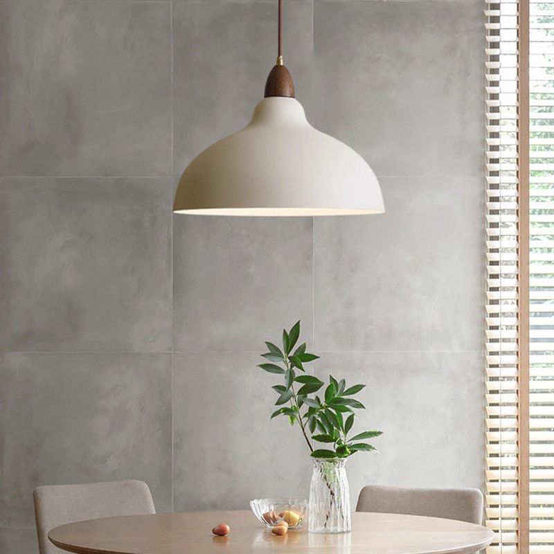 Valentina Suspension Bol Moderne, Métal, Noir/Blanc, Salon - Neutralighting