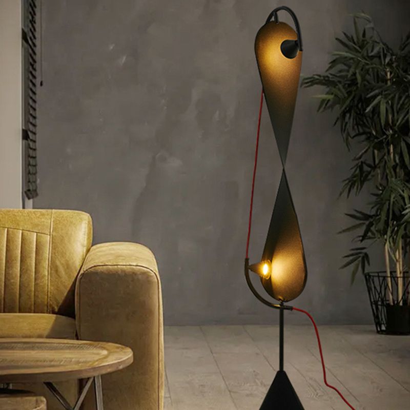 Mira Lampadaire Géométrique Moderne Métal Salon