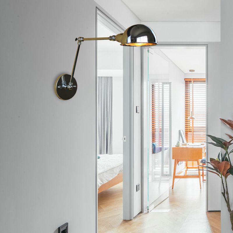 Epoch Applique Murale Vintage, Laiton/Chrome/Brass, Couloir