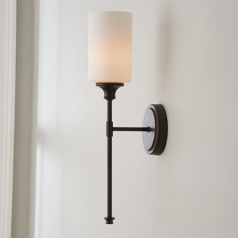 Tiffany Applique Murale Minimaliste Nordique, Métal, Noir/Argent, Chambre à Coucher - Neutralighting