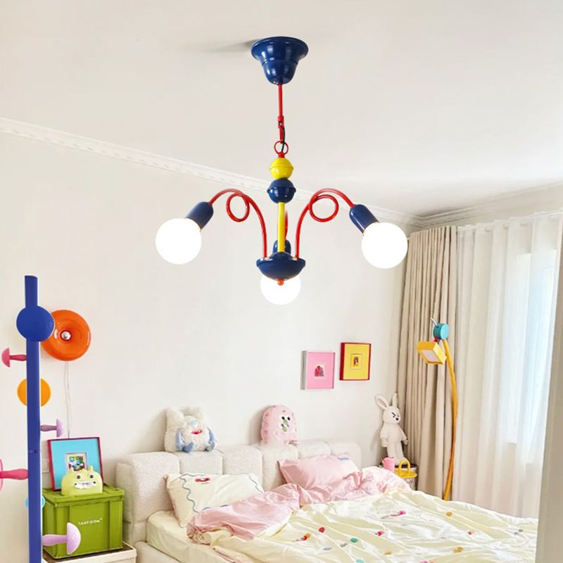 Valentina Lustre Moderne LED Mélange de Correspondance Sphérique Chambre D'enfant