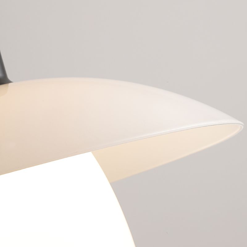 Arisha Suspension Dôme Nordique, Verre/Metal, Blanc, Chambre - Neutralighting