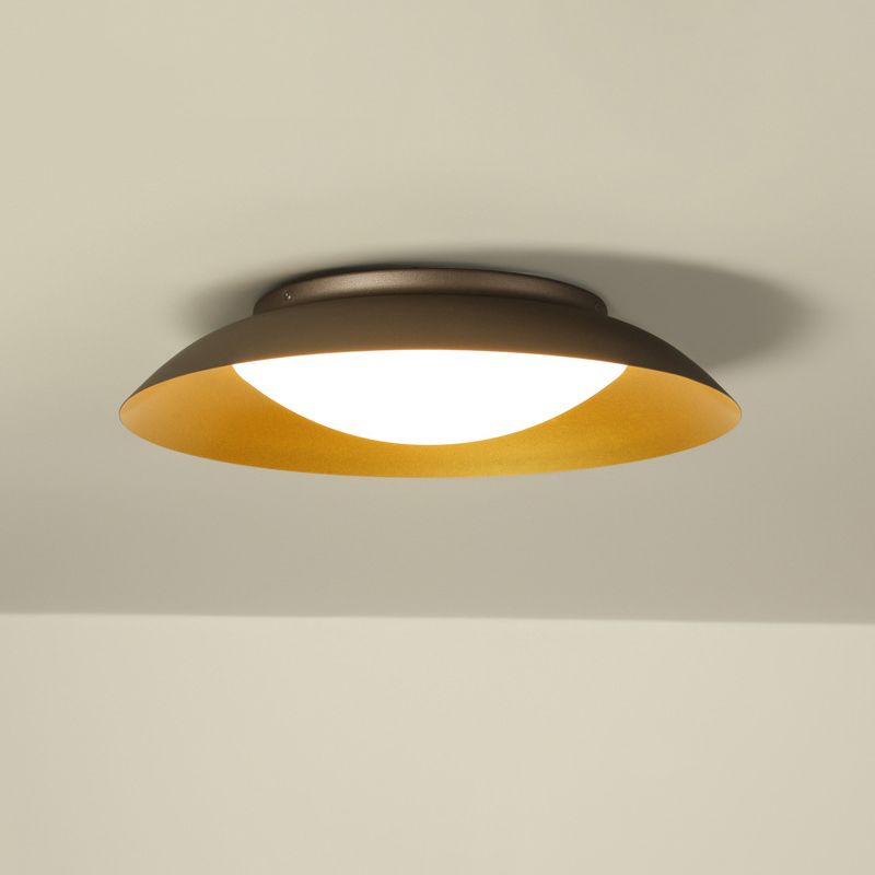Arisha Moderne Plafonnier Bol Moderne Métal Laiton Salon - Neutralighting