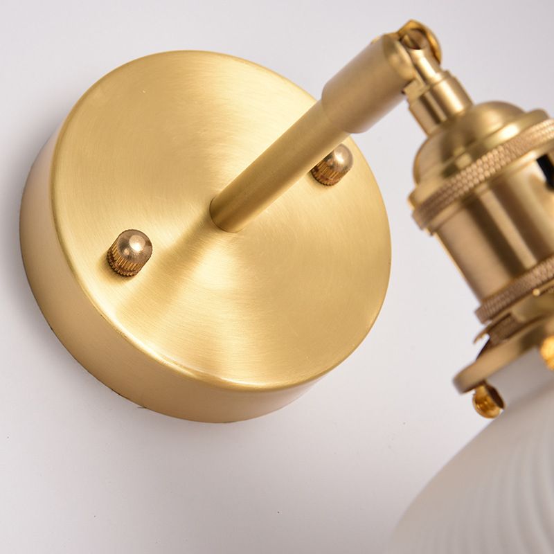 Xani Applique Murale Géométrique Vintage. Métal/Céramique. Blanc. Chambre - Neutralighting