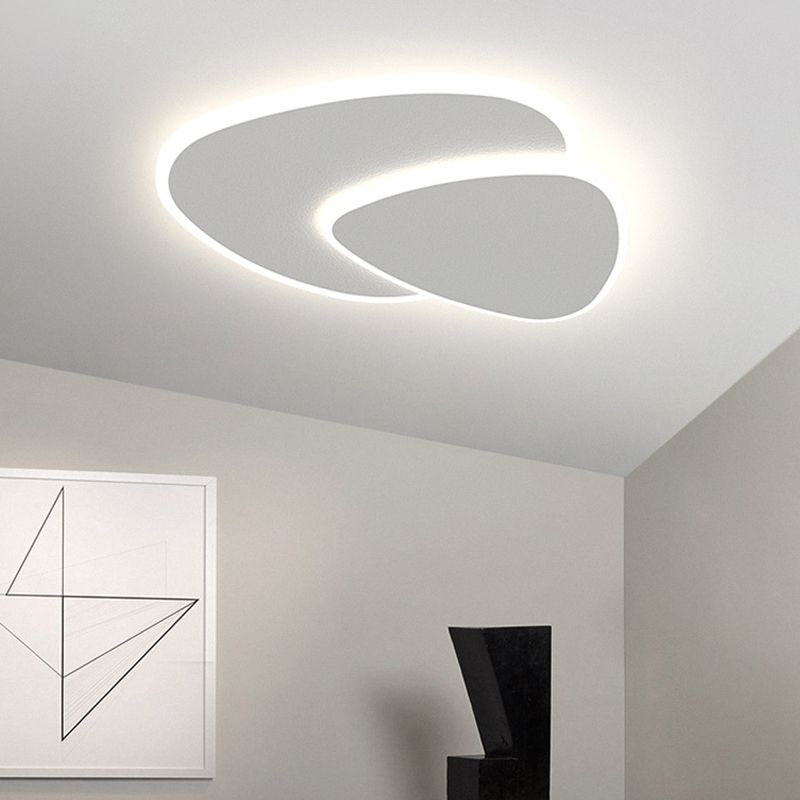 Zeno Plafonnier Triangle Moderne Blanc Salon - Neutralighting